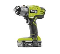 Ryobi R18IW3-0 Visseuse à chocs sans fil 18 V ONE+ 1/2" Quadro 400 Nm Kit 4,0 Ah