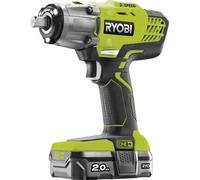 Ryobi R18IW3-0 Visseuse à chocs sans fil 18 V ONE+ 1/2" Quadro 400 Nm Kit 4,0 Ah