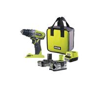 Ryobi Perceuse-visseuse à percussion sans fil 18Volts ONE+ R18PD2-242S Lithium+ 2,0/4,0 Ah
