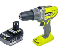Ryobi R18PD3-0 Perceuse-visseuse à percussion sans fil 18 V 50 Nm + 1x batterie 5,0 Ah - sans chargeur