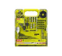 Ryobi RAKDD60 Set 60 Bits 1/4" Hex Bits Cutter Perceuse