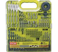Ryobi RAKDD90 Kit 90 embouts 1/4" Hexagonaux Embouts de toupie Embouts de tournevis Embouts de perceuse