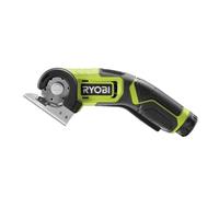 Ryobi RCT4-120G Mini-scie électrique 4V USB-C Lithium - Outil portable avec batterie 2,0 Ah et lame 38 mm pour travaux fins