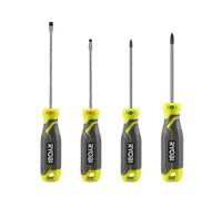RYOBI RHSDS4PC - Lot de 4 tournevis | Tournevis magnétiques PH1, PH2, SL4, SL5