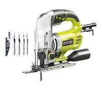 RYOBI - Scie sauteuse 600 W - 500-3 100 cp/min - 85 mm bois + coffret, buse d’aspiration, 5 lames & clé hexagonale - RJS850-KA5