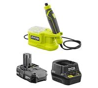 Ryobi RRT18-0 Batterie pour outil de tournage, 18 V, 4400/23000 tr/min, Kit 2,0 Ah