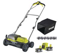 Ryobi Scarificateur sans fil RY18SFX35A-240 Brushless 35 cm 2x4,0 Ah + chargeur