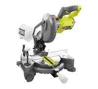 RYOBI - Scie à Onglets (Radiale) 18V ONE+, Ø190mm, Alésage 16mm, Capacité Coupe 45x108mm à 90° - Poids 7,9 kg - Livrée avec 1 Lame 24 Dents, 1 Sac à Poussière, sans Chargeur ni Batterie - EMS190DC
