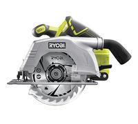 RYOBI - Scie Circulaire Sans Fil 18V ONE+ R18CS-0 - Lame Ø165mm, Réglage Profondeur et Inclinaison, Poignée GripZone, lame 24 dents - Batterie Non Incluse