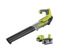 RYOBI Souffleur de feuilles sans fil RBL18JB40F 18V 4Ah, Souffleur de feuilles sans fil, Aspirateur de feuilles sans fil, Ventilateur Jet-Turbine, 160 km/h