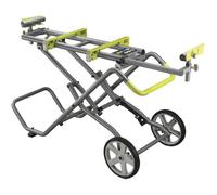 RYOBI - Support universel à roulettes pour scie à coupe d’onglets - ajust. levier - pliable - extension 2 790 mm - 27 kg - RLSW01