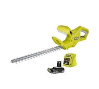 RYOBI - Taille-Haie sans Fil 18V One+ - Lame 40cm, Coupe 22mm, Ergonomique, Idéal Jeunes Haies - Batterie 2Ah - RY18HT40A-120P