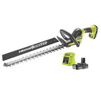 RYOBI - Taille-Haies Linea 18V - Design en Ligne - Lames 50 cm - écartement 24 mm - 1 Batterie Lithium+ 18V 2,0 Ah et 1 Chargeur 1,5 A - RY18HT50A-120