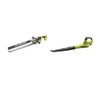 RYOBI - Taille-Haies Linea 18V One+ 50cm - Design en Ligne - Lames - Écartement 24mm & Souffleur 18 Volts One+ 245 km/h (sans Batterie) - OBL1820S