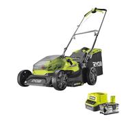 RYOBI - Tondeuse 18V 37cm - 1 Batteries Lithium+ 18V 4,0 Ah et 1 Chargeur Rapide 2,0 A - RY18LM37A-140