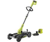 RYOBI - Tondeuse 3-en-1 18V ONE+ - Tondeuse / coupe-bordures / dresse-bord. - coupe 30 cm + batterie 2 Ah & charg. - RY18LMC30A-120