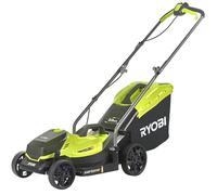 Ryobi Tondeuse poussée 18V ONE+ OLM1833B - 33 cm, bac 35 L, mulching et ramassage - Sans batterie