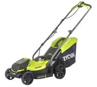 RYOBI - Tondeuse poussée 18V ONE+ - Ø coupe 33 cm - ramassage et mulching - 1 batterie 18V 4,0 Ah et 1 chargeur - RLM18X33B40