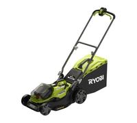 RYOBI - Tondeuse sans Fils Brushless 18V One+ RY18LMX37A-0 - Coupe Ø37 cm, Mulching ou Ramasse, Réglage Centralisé, Poignée Ergo, Mulching - Batterie Non Incluse