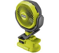 Ryobi Ventilateur à clipser sur batterie ONE+ RCF18-0 – 18V, tambour Ø10 cm