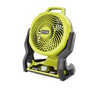 RYOBI - Ventilateur Sans Fil 18V ONE+ RF18-0 - Orientation Réglable, 3 Vitesses, ULTRA Silencieux - Idéal Bureau, Télétravail, Camping, Garage - Batterie Non Incluse