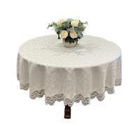 RYQZHHY Nappe Ronde Nappe Ronde en Dentelle for Table À Manger, Couverture Artistique Brodée for Tapis De Maison, Décoration La(Color-7,Diameter 175cm Round)