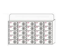 Rytgdxss Boîte De Rangement pour Téléphone Portable Casier Transparent | Mini Coffre de Sécurité Portable, Argent, Bijoux, Documents - Compact et Solide pour Maison, Bureau, Hôtel