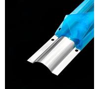 Rytgdxss Goulotte Exterieur,Protection Fil Electrique en Métal,Couvercle Anti-Écrasement - Conçue pour Atelier, Entrepôt et Zone Technique(3PCS) Outer Width 115mm