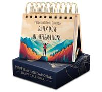 RYVE Calendrier d'affirmation quotidienne - Calendrier de bureau de motivation avec affirmations quotidiennes pour femme - Affirmations positives, cadeaux inspirants pour femme, décoration de bureau