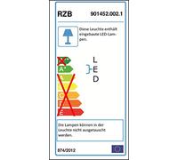 RZB RZB LED downlight encastré 9W 4000K D190 H36,5 901452.002.1 Quantité:1