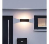 Rzb Hb 103 Applique Led Indirecte Up/Down anthracite métallisé, opale