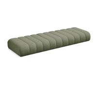RZYW Coussin de Banc 100x40 120x40 120x45 150x40, 5,5 cm Épais, Lavable Déhoussable Antidérapant, Coussin pour Banc Intérieur Extérieur, Salon Jardin Banquette Balancelle 3 Places,Dark Green,40X60CM