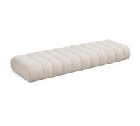 RZYW Coussin de Banc 100x40 120x40 120x45 150x40, 5,5 cm Épais, Lavable Déhoussable Antidérapant, Coussin pour Banc Intérieur Extérieur, Salon Jardin Banquette Balancelle 3 Places,Beige,40X60CM