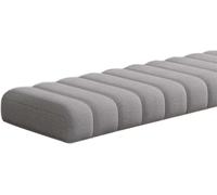 RZYW Coussin de Banc 120x40, 100x40, 80x40, 160x40 40x40 cm, 1/2/3 Places, 4,5 cm d'Épaisseur, Lavable, Déhoussable et Antidérapant, Coussin pour Banc Intérieur et Extérieur,Dark Grey,45x60cm