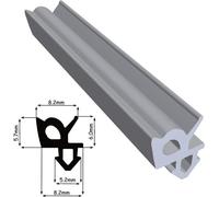 S-1387F Joint de fenêtre gris Joint en caoutchouc Joint de fenêtre de porte 40m