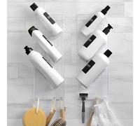S.B.Weston Panier Douche 3XL, Extra Large, Grandes Bouteilles, Sans Perçage | Grandes bouteilles shampoing et après-shampoing | Sans rouille | Fixation adhésive | Sans perçage | Rangement salle de bain