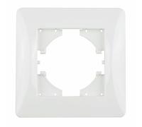 S-EMPOT. Cadre blanc 1 élément : design élégant de couleur blanche, idéal pour n'importe quel environnement. Parfait pour intégrer de manière simple un élément encastré dans votre espace.
