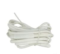 S-ilikon Câble chauffant 220 V 1 m F Protection contre la rouille Élément chauffant pour tuyaux, température constante K Fil chauffant en silicone Blanc 30 W/40 W Drainage (40 W)