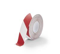 S-K-S antidérapant, structure medium universal, rouge/blanc, 50mmx18,3m x1 morceau
