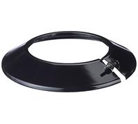 S&M 485190 - Enjoliveur vitrifié noir Ø100 mm | Rosace pour conduits de poêles et cheminées, résiste à la corrosion et supporte jusqu'à 900 °C, réglable et facile à nettoyer