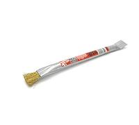 S&M 862465 - Grattoir et brosse de nettoyage en acier Pulipellet pour poêles à granulés | Longueur 240 mm | Racloir et éliminateur de goudron, suie et créosote | Hautement résistant