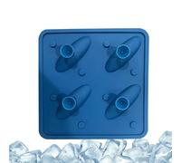S Mold - Plateau | Moule en silicone en forme de requin - Animal 3D fantaisie pour cubes amusants, cocktails, boissons | Accessoires cadeaux pour bar de fête pour usage domestique