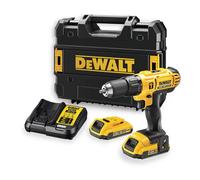 S.o.f. Perceuse à Perceuse Dewalt Xr 18v 13mm 2 Piles Et Boîtier Dcd776d2t-qw