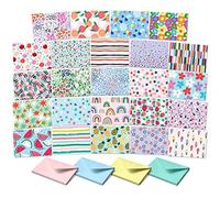 S&O Lot de 24 cartes vierges pour toutes les occasions - Cartes vierges avec enveloppes pour messages manuscrits - Étiquettes assorties avec couvertures - Lot de 24 intercalaires et enveloppes