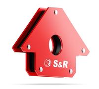 S&R Aimant de Soudure Magnétique Equerre de soudage Positionneur magnétique 100mm