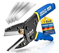 S&R Coupe Cable Cisaille Coupe Tout à Enclume Ciseaux Bricolage Multifunction. Avec 4 lames de rechange