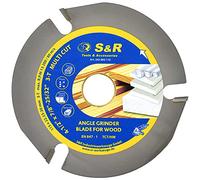 S&R Disque Coupe Bois 115. Lame Scie Circulaire 115mm TCT 3 dents en Carbure de Tungstène