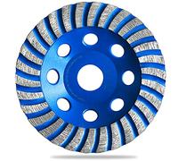 S&R Disque Meule Diamant 125 à Poncer Béton Granit Pierre | Disque à Meuler 125 - Meule poncage surfacege Béton Brique pour Meuleuse 125mm