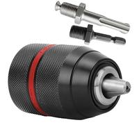S&R Mandrin Perceuse Autoserrant 1.5-13 mm 1/2-20UNF avec Adaptateur SDS-plus. Mandrin Sds-plus Pour Perceuse et Visseuse Bosch Metabo Makita et autre marques