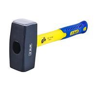 S&R Massette marteau en acier forgé C50. Manche en fibre de verre antichoc (1000 g)